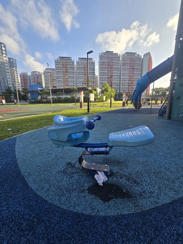 Tall Blue Playground — second view