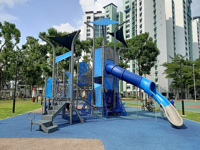 Tall Blue Playground