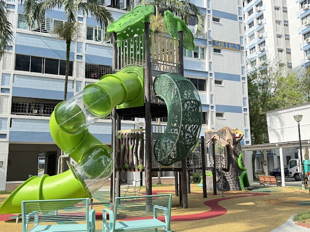 Colourful playground